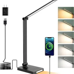 xergy LED Desk Lamp with USB Charging Output Table Lamp-picture-28