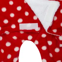 btfash Multi use - Supersoft Hodded Baby Blanket(Brown Star, Pink Star) image 5