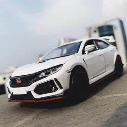 arniyavala 1:32 Diecasting Alloy Honda Civic Car Model Toy Car,Pull Back Alloy Car for kids image 4