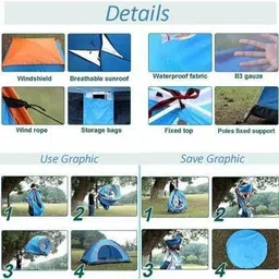 device Three Season Tent - For 2 Persons Tent - For 2 person image 5