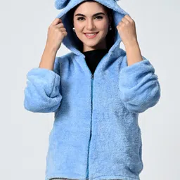 Women Solid Casual Jacket-image-27