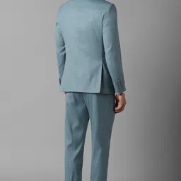 louis philippe Men Single Breasted - 2 button Self Design Suit image 2