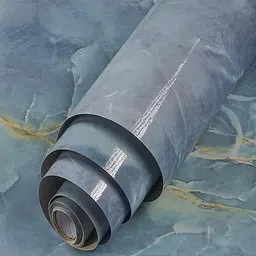 Vinyl Decorative Blue Wallpaper-image-2