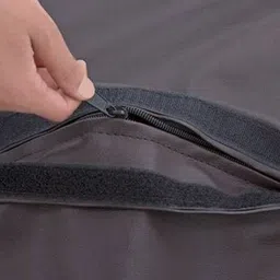 style homez XXL Premium Collection Classic Leatherette Stripes Body Fitter Bean Bag With Bean Filling image 5