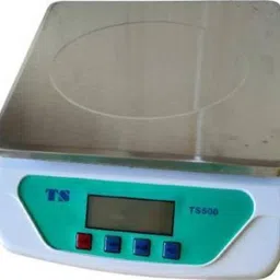 Virgo TS500 steel plate kitchen weighing scale 30kg white with adapter Weighing Scale-picture-34