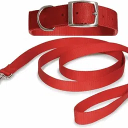 quickato Dog Belt Combo of Red Dog Collar with Dog Leash Specially for Small Breeds Dog Collar & Leash-picture-27