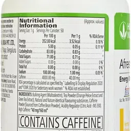 herbal nutrition life Afresh Energy Drink Mix Tulsi | Energy Drink image 3