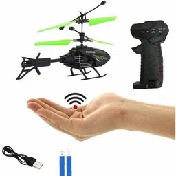 u.r.m. enterprises Flight Electronic Radio RC Remote Control Hand Sensor Toy Charging Helicopter Toys with 3D Light ( 2 In 1 ) Helicopter Toys for Boys Kids Indoor Flying-picture-15