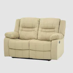 royaloak Melaka Manaul Two Seater Recliner In Beige Color image 4