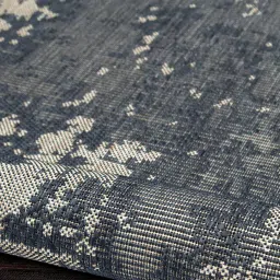 priyate Dark Grey Abstract Polypropylene 5 ft x 7 ft Machine Made Carpet image 4