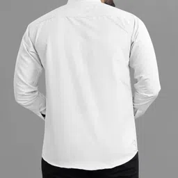 vtexx Men Regular Fit Solid Spread Collar Formal Shirt image 2