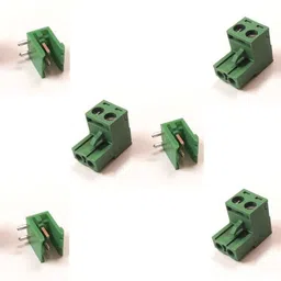 erhindia (Pack of 5) Pitch Right Angle Screw Terminal Block Male Female Pair Connector 5085 Plug In Type Screw Terminal Connector - 2 Pin - 5.08mm XY2500 Connector 300V/15A, 28-12 AWG-picture-15