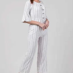 j r fashion Striped Women Jumpsuit image 4