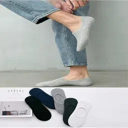 owilens Men Solid Peds/Footie/No-Show image 4