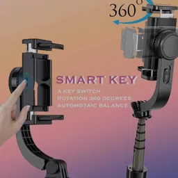 EVAAENTERPRISES full rotation Q08 gimbal 3 Axis Gimbal for Mobile image 4