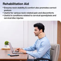 jarvis Cervical Collar with Soft Collar Support for Immobilization & Stabilized Neck Support image 3