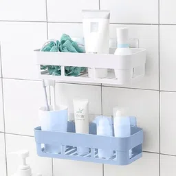 wora Bathroom Kitchen Organizer Rack Plastic Wall Shelf Plastic Wall Shelf-picture-27