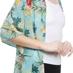 stolevilla Printed Chiffon Women Multicolor Scarf, Stole, Fancy Scarf image 4
