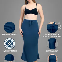 Trendmalls TM-P001-Morpeach-XL Lycra Blend Petticoat image 2