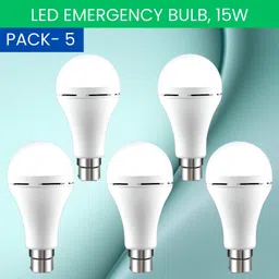 sacro 15W Rechargeable Inverter LED Bulb with Upto 4H.Power Cut Lighting Pack of_5E156 4 hrs Bulb Emergency Light-picture-25