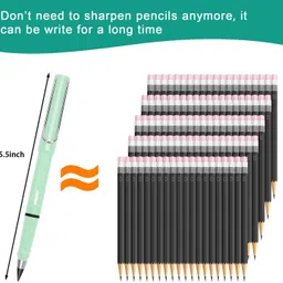 fixer Mechanical Graphite Nib Ultimate Inkless & Erasers, Reusable Everlasting Pencil image 4