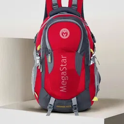Hammer Waterproof Travel Backpack Outdoor Hiking Trekking Bag With Rain Cover Rucksack- 45 L-image-80