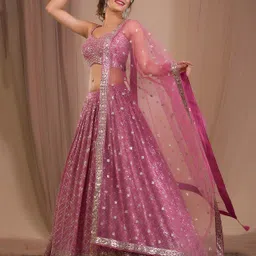 tasrika Embroidered Semi Stitched Lehenga Choli image 3