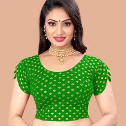 rang rangoli Round Neck Women Blouse-picture-17