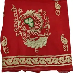 bhawani saree center Embroidered Semi Stitched Rajasthani Poshak image 4