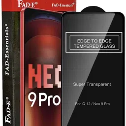 FAD-E Edge To Edge Tempered Glass for iQOO Neo 9 PRO 5G, iQOO Neo 9 PRO, iQOO 12 5G image 1