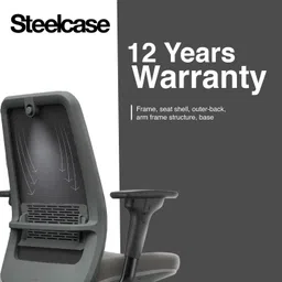 steelcase PERSONALITY PLUS Polyester Office Arm Chair image 3