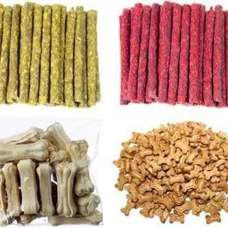 bark in style Dog bone 4" , Chiken Chewsticks , Mutton Chewsticks , Biscuts Beef, Chicken, Mutton Dog Chew image 1