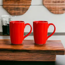 femora Orange Red Ceramic Coffee Mug-picture-28