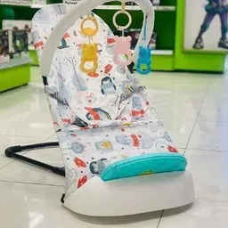 moradiya fresh Multi-Functional Baby Bouncer| Baby Play Gym & Fitness Rack with Hanging Rattles Rocker image 4