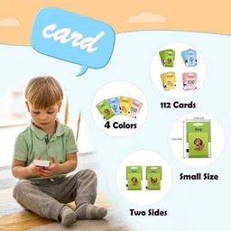 ducncon Talking Flash Cards for 3-8 Years Toddlers Educational Learning Interactive Toy image 3