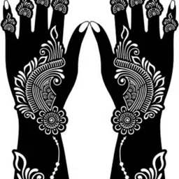 Mehndi Stencil Set for Women & Girls | Reusable Bridal & Festival Mehndi M_F040 Hand Mehndi Stencil Stencil-image-73
