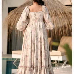 crazy clothe Rayon Blend Stitched Anarkali Gown image 2