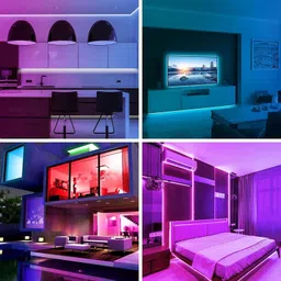 trudo 160 LEDs 4 m Multicolor Color Changing, Flickering, Steady Strip Rice Lights image 4