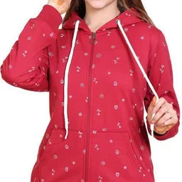 e-max Women Full Sleeve Printed Hooded Sweatshirt-picture-12