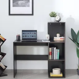 mintwud from pepperfry Nara Writing Table in Wenge Finish image 1
