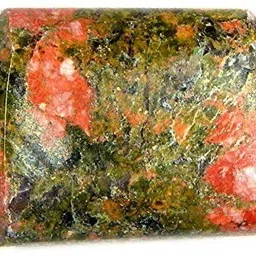 High Quality Unakite Tumbled stone 110.0Cts stone Regular Asymmetrical Crystal Stone-image-9