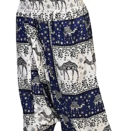 fusfus Printed Rayon Women Harem Pants image 4
