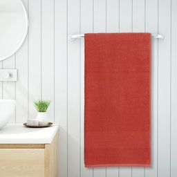 SPACES Swift Dry Red Pure Cotton 450 GSM Bath Towels-picture-4