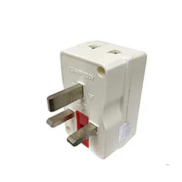 PRV Conversion (India) to Type-G (Flat pin) (UK, UAE, Singapore) Travel Adapter Plug with Universal Slots, 13 Amp with Fuse (Pack of 2) image 2