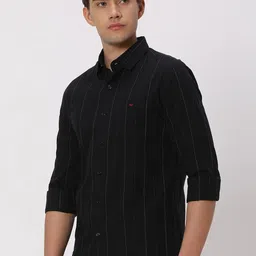 Mufti Windowpane Checks Opaque Pure Cotton Casual Shirt image 3