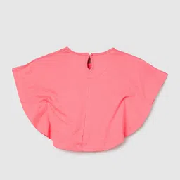 max Infants Embellished Cape Sleeve Cotton Cape Top image 5