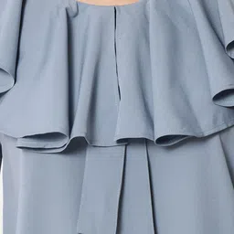 ALL WAYS YOU Puff Sleeves Ruffles Top image 2