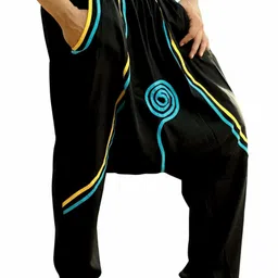 fashion passion india Solid Rayon Men Harem Pants image 3