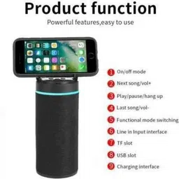 NEELTREDE KT-125 BLUETOOTH SPEAKER WITH USB CABLE SOLASH/WATERPROOF 10 W Bluetooth Party Speaker image 5