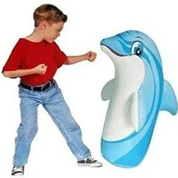 ecom bharat inflatable 3-D DOLPHIN hit me Inflatable HitMe Toys image 2